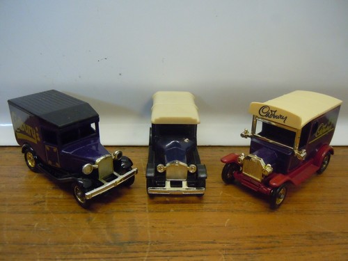 Cadburys Chocolate Promotional Model Vehicles 3 Set Mint Condition Lledo & Corgi - Picture 16 of 16