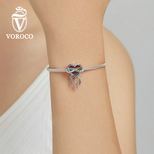 S925 Sterling Silver Charms Beads Fit Women Bracelet Chain Necklace Diy Jewelry - Picture 213 of 477