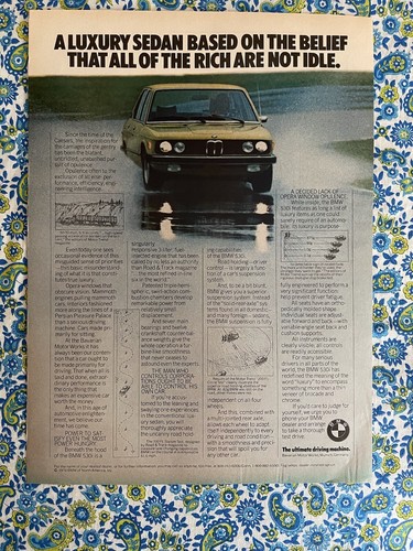 Oldtimer 1976 BMW 530i Printanzeige - Bild 1 von 7