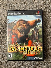 Cabela's Dangerous Hunts PS2 (Sony PlayStation 2, 2003 CIB with Manual