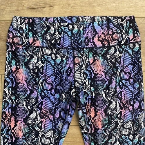 Schaad Luna Legging Snake Print Mesh Panel Leggings Yoga Gym Laufen Workout - Bild 5 von 15