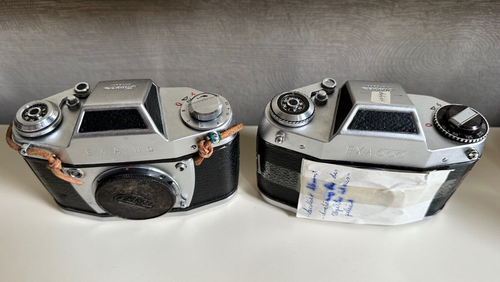 EXA 500 und EXA IIa defekte Body analoge 35 mm Vintage SLR Kamera Vintage DDR - Bild 2 von 3