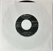 The Platters TWILIGHT TIME, OUT OF MY MIND 45 R B  71289 PLAYS VG 