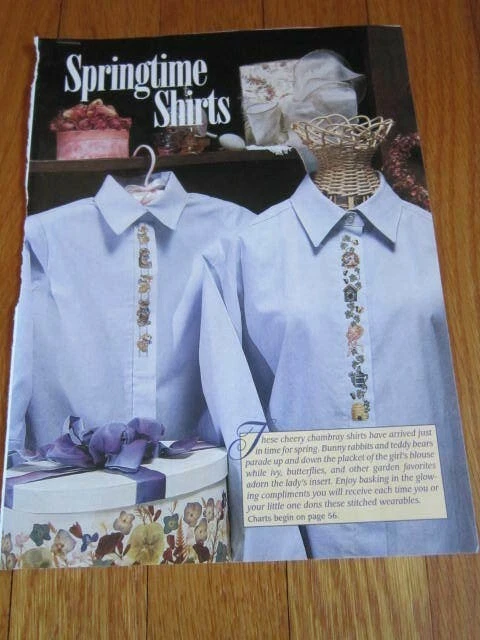 Cross Stitch Pattern Donna Vermillion Giampa Bear Bird Birdhouse Bunny Bees MORE - Image 2 of 4