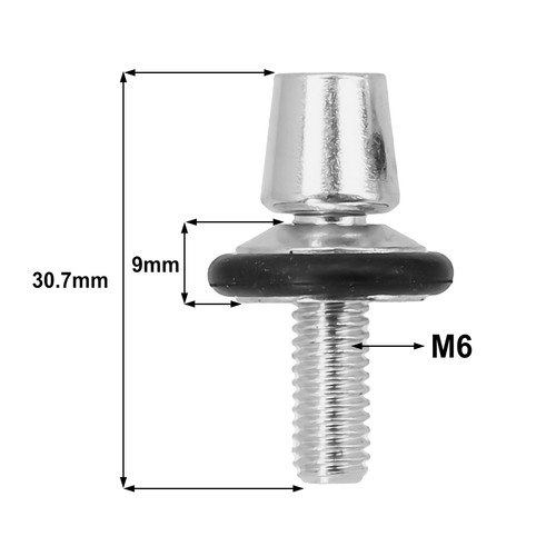 Bike Brake Caliper Cable Bolts Adjusters M6 Practical Set of 2 (80 characters) - Picture 2 of 18