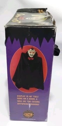 Vintage Spirit Halloween Spooky Eyes Prop Animated Hanging Vampire Display - Picture 4 of 7