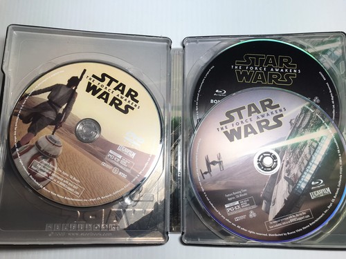 Star Wars: The Force Awakens Best Buy Exclusive Steel Book ed. Blu-Ray / DVD - Imagen 2 de 3