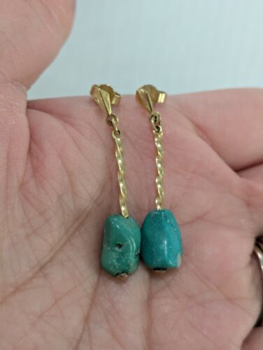 Juego de 5 piezas de collar de cuentas de turquesa de oro de 18k 14k 8k leer - Imagen 8 de 20