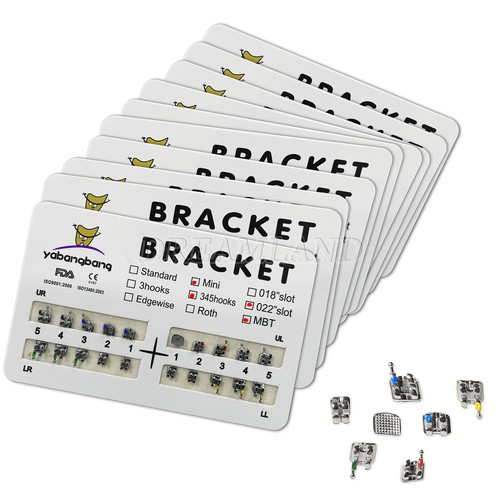 Dental Orthodontic Braces Brackets Metal Mini MBT Roth.022 Hook345/Arch Wires - Picture 6 of 24