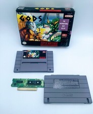 GODS (Nintendo SNES, 1992) CIB w/ Box, Manual & Cartridge