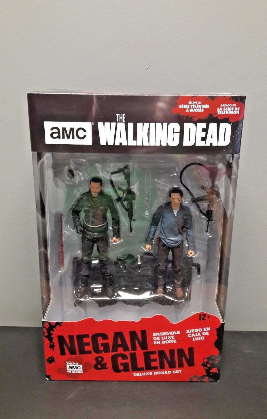 MCFARLANE TOYS THE WALKING DEAD NEGAN AND GLENN DELUXE BOXED SET FIGURES AMC MCFARLANE TOYS THE WALKING DEAD NEGAN AND GLENN DELUXE BOXED SET FIGURES AMC