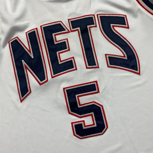 100% Authentic Jason Kidd Vintage Adidas New Jersey Nets Jersey Size 44 L XL Men - Picture 2 of 6