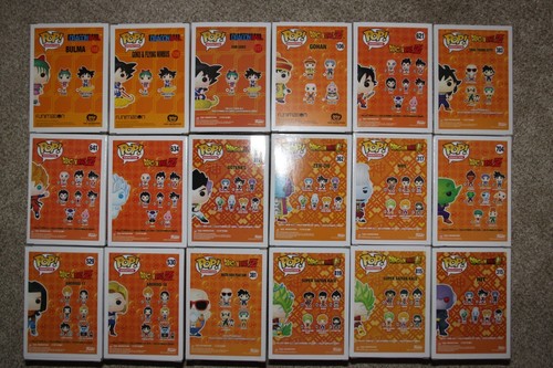 Lot of 18 Funko Pop Dragon Ball Z Super Goku, Gohan, Bulma, and more - Picture 6 of 9