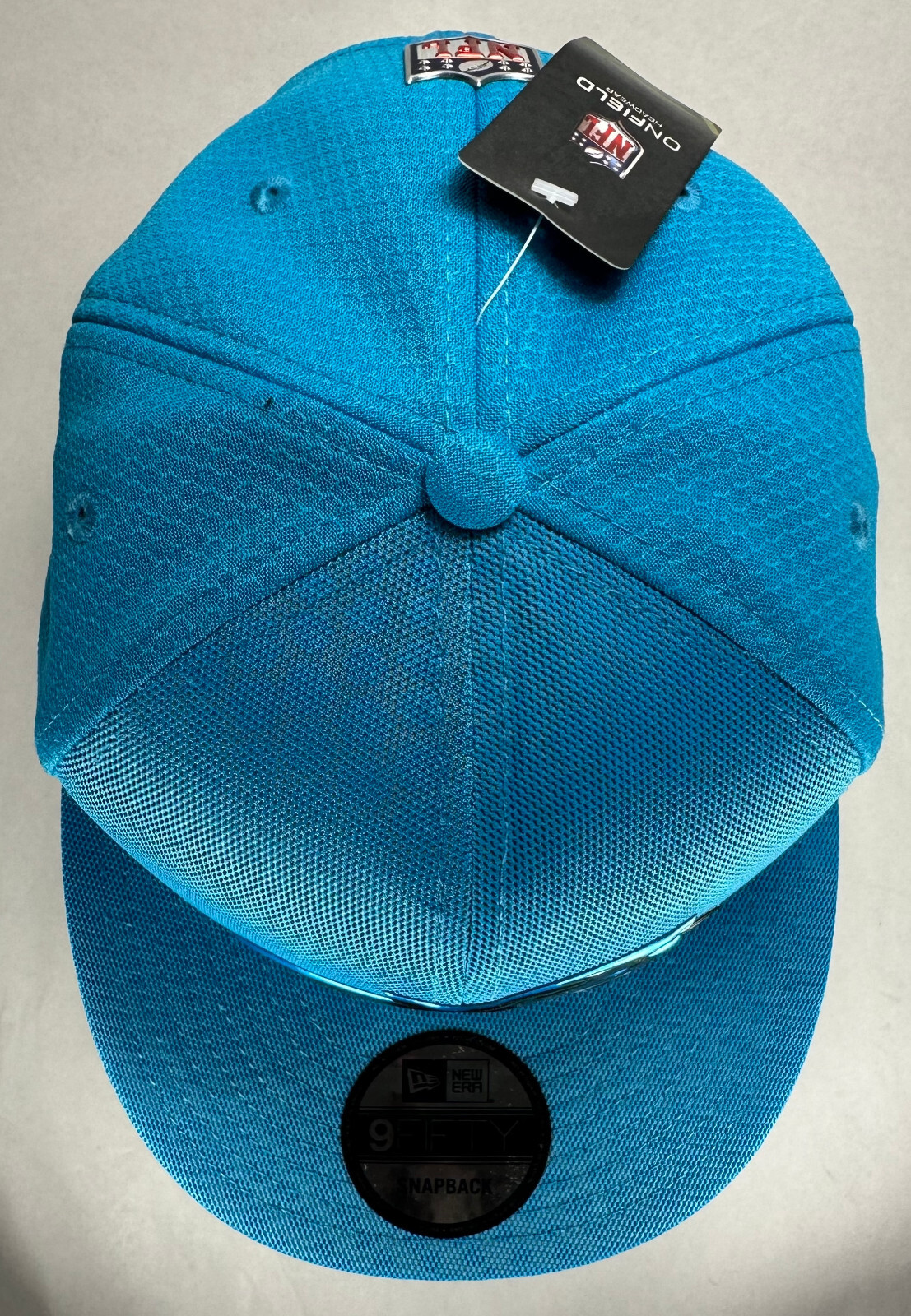 New Era NFL Carolina Panthers NFL 2017 Onfield Color Rush 9FIFTY Snapback Hat - Picture 3 of 11