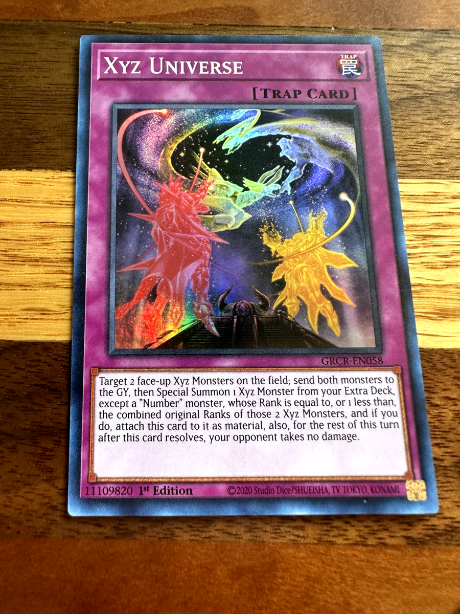 Xyz Universe GRCR-EN058 1st Edition Super Rare NM + BONUS | eBay
