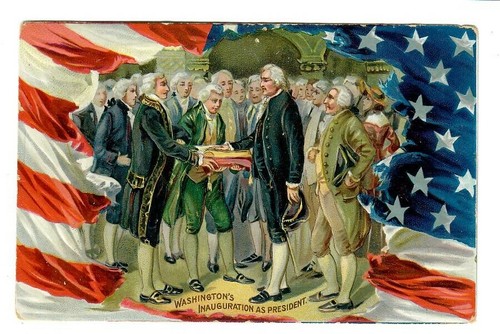 Vintage Tuck Patriotische Washington Postkarte Einweihung Serie 156 - Bild 1 von 2