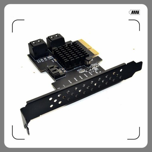 PCI-E 4X GEN3 to SATA3.0 Expansion Card Adapter 5 Port 6G For Windows 10/8/7 /XP - Picture 3 of 5