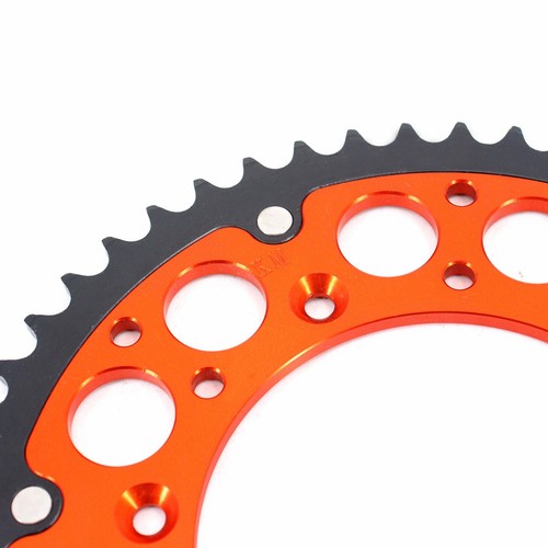KKE 48T Hybrid Rear Sprocket Fit KTM EXC SX SXF XCW 250 350 450 1998-2022 Orange - Picture 4 of 12