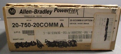Allen Bradley 20-750-20COMM Ser A Option Card Powerflex 14VDC 250mA - Picture 2 of 8