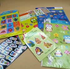 Lot Of Assorted Craft Sticker Sheets & Books ++++