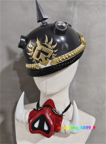 Zenless Zone Zero Luciana Helmet Pig Nose Halloween Mask FRP Cosplay Prop Gifts - Picture 2 of 16