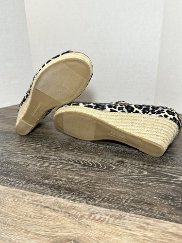 Comfortview Animal Print Wedge Open Toe Sandal Women’s Sz 12WW Marci #42899 Wide - Picture 13 of 23