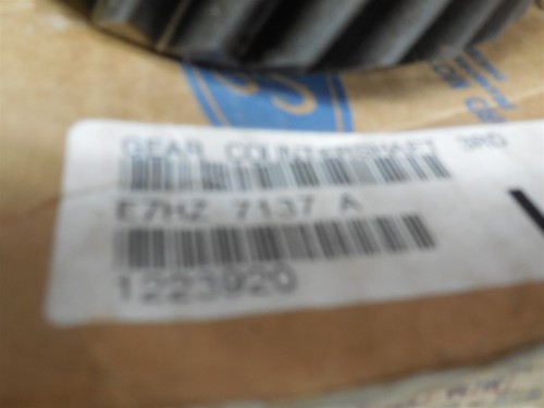 NOS FORD FULLER MANUAL TRANSMISSION THIRD 3RD GEAR E7HZ-7137-A NEW OBSOLETE - 第 4/5 張圖片