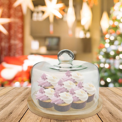 Cake Plate Server Cake Stand Cover Dessert Display Dome Cake Display Cover - Picture 4 of 12
