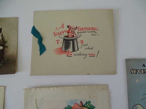 Vintage Collection Dog Greetings Cards Birthday Christmas Puppy - Picture 4 of 11