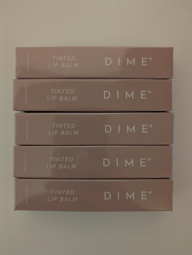 Dime Tinted Lip Balm Clean Product Pack of 5 NEW and Sealed  EXP 4/2025 - Picture 1 of 6