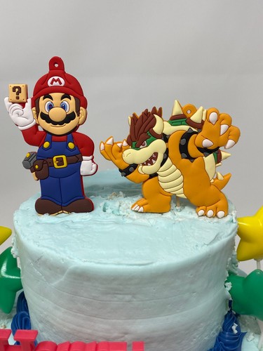 Super Mario Brothers Birthday Cake Topper ~ NEW - Imagen 3 de 8