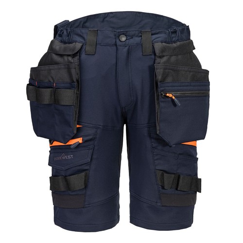 PORTWEST HERREN HOLSTER TASCHENSHORTS: ABNEHMBARE ARBEITSKLEIDUNG SOMMERSHORTS - DX4 - Bild 6 von 11