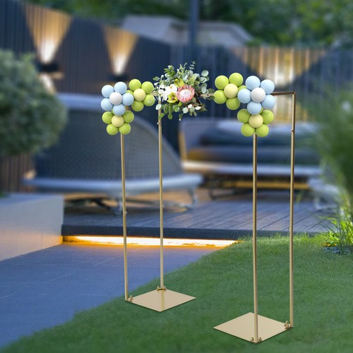 Metal Gold Wedding Arch Flower Stand Wedding Stand Wedding Rack Venue Decoration - Picture 12 of 12