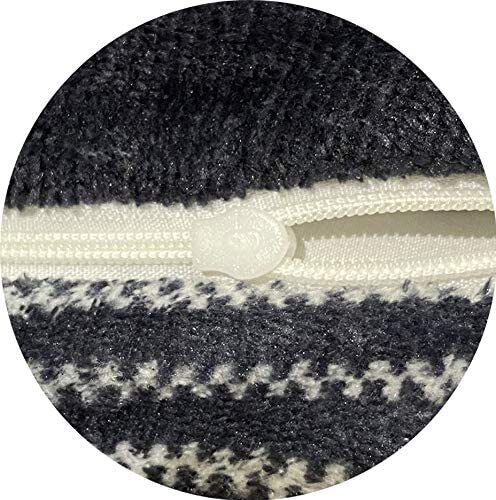 Winter Bettwäsche Teddy Plüsch Kariert anthrazit grau Cashmere Touch Fleece Warm