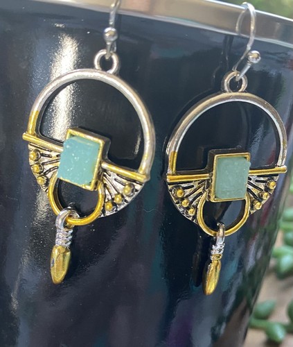 Damen Ohrringe Hochzeit Creolen US VERSAND! Modeschmuck - Bild 2 von 3