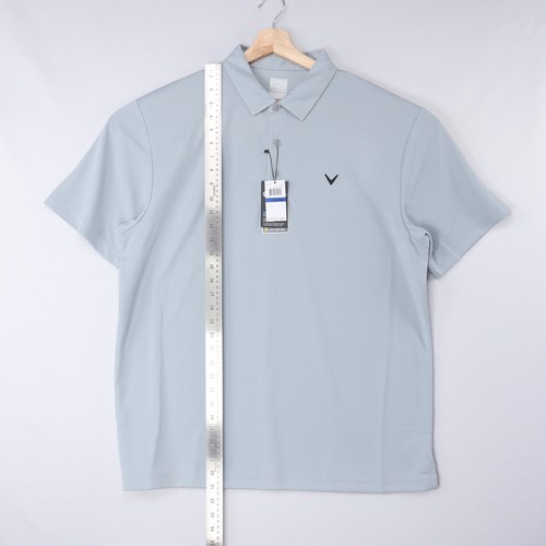 Camisas de golf Callaway para hombre polo rendimiento gris cantera Opti Dri UPF 50 talla nuevas con etiquetas - Imagen 20 de 21