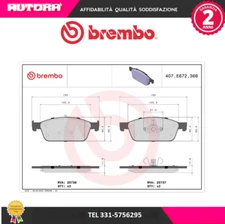 P24157 Kit pastiglie freno, Freno a disco anteriore (MARCA-BREMBO)..