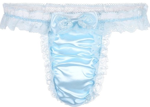 Satini Frilly Kant Sissy Zijdeachtig Satijn Volle Bedekking Volwassenen Satini Frilly Kant Sissy Zijdeachtig Satijn Volle Bedekking Volwassenen