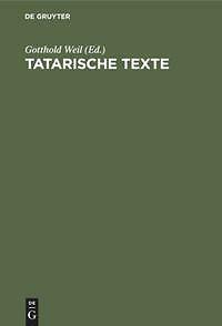 Tatarische Texte | Buch | 9783111260921