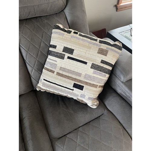 Dekokissen 16 Zoll Geometrischer Druck Neutral Struktur Stoff 2er Set Wohndeko - Bild 2 von 7