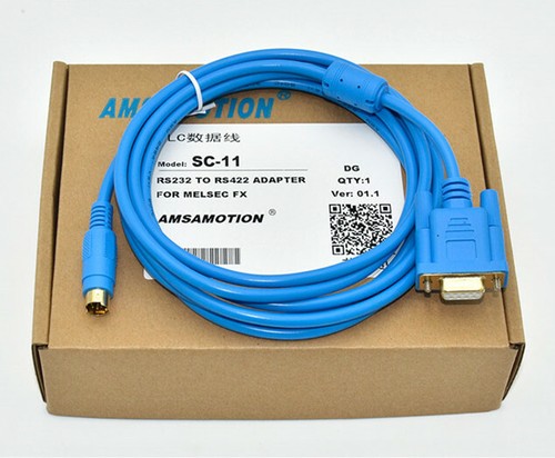 PLC Programming Cable SC-11 for Mitsubishi FX Series - Picture 1 of 4