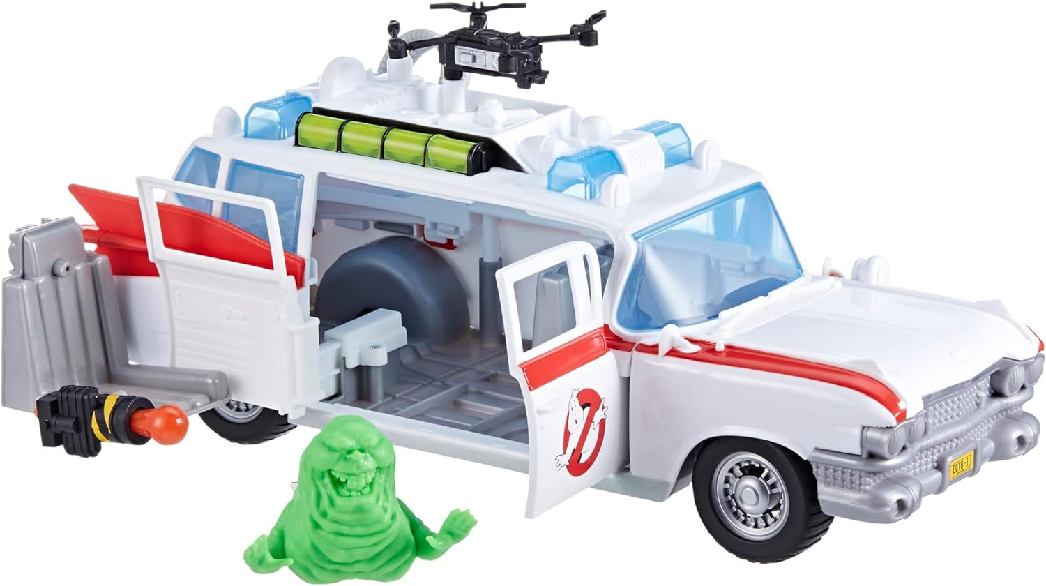 Ghostbusters Track & Trap Ecto-1 Toy Vehicle with Fright Features Ecto-Stretch