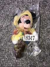 Disney World Scarecrow Mickey Bean Bag Fall Thanksgiving Halloween NWT Sealed