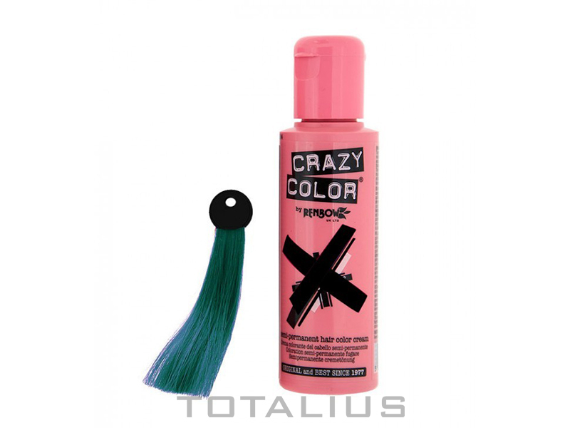 CREMA COLORANTE PEACOCK BLUE NUM 45 - 100 ml CRAZY COLOR