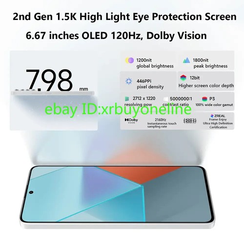 Xiaomi Redmi Note 13 Pro 5G 128/256/512GB 200MP Snapdragon7s Gen2 5100mAh 6.67" - Bild 6 von 28
