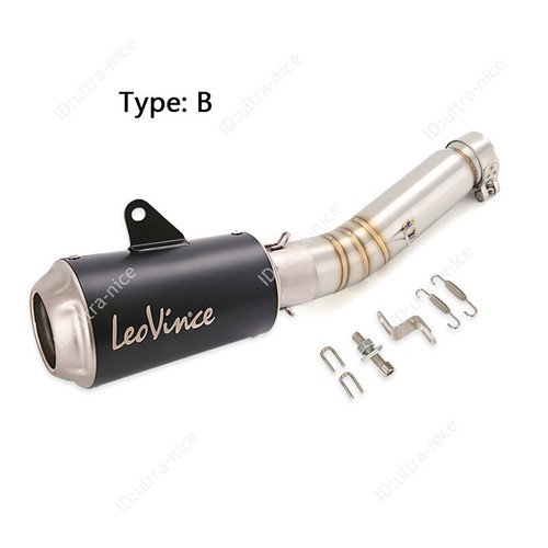 For Honda CBR500R CB500X/F 2013-2019 Exhaust System Middle Pipe Muffler Silencer - Picture 5 of 9