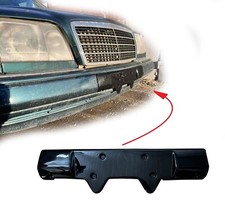 Mercedes W124 Front License Plate Mount Frame Trim 86-93 1248850823