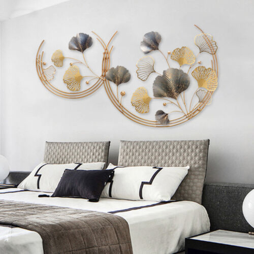 Moderne Wanddeko Gingko Bl?tter Wandbild Metallbild Deko Metall Bild Wandschmuck - Bild 4 von 11