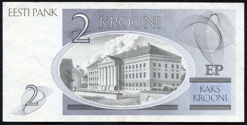 Estonia 2 krooni 1992 K. E. von Baer P70 Replacement Series * aVF - Picture 9 of 9
