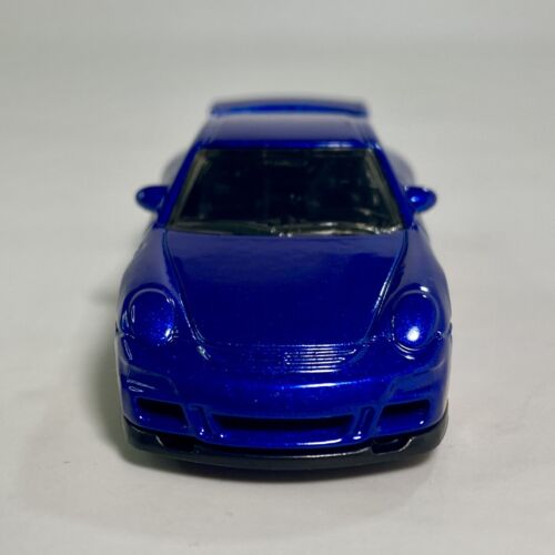 Porsche 911 GT3 - 2007 Metalflake Blue ~1:64 (1:60) Diecast Diorama Model Car - Picture 3 of 12